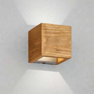 Hnědá lampa up down vintage, Deka, 4W, LED 3000 K