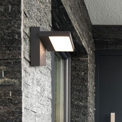 Antracité venkovní světlo moderní, Tabita, 8W, LED 3000 K, IP54