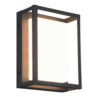Antracité venkovní světlo kovové, Rolina, 10W, LED white switch, IP54, s 3stupňovým stmíváním