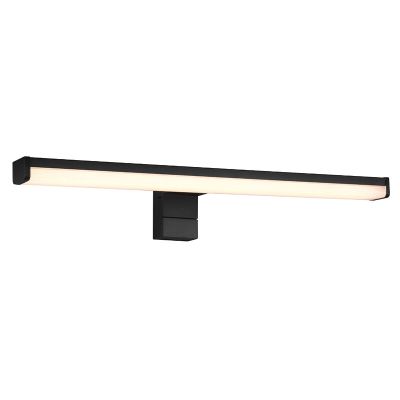 Černé nástěnné světlo do koupelny moderní, Celal, 7,5W, LED 3000 K, IP44