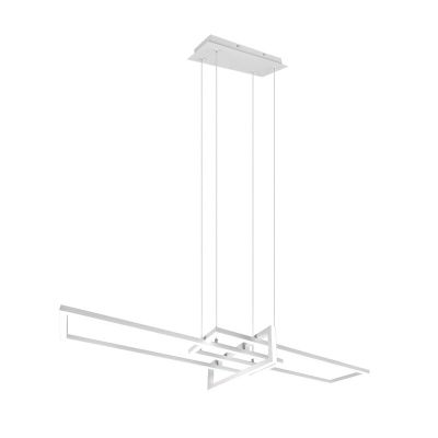 Bílé závěsné světlo moderní, Hatun, 34W, LED 4000 K