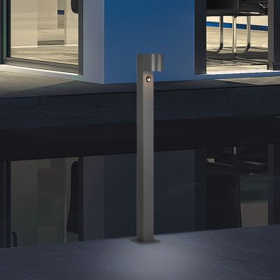 Antracitá venkovní lampa stojací se senzorem pohybu moderní, Laurien, IP44