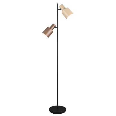 Vícebarevná stojací lampa kovová, Amila, s vypínačem