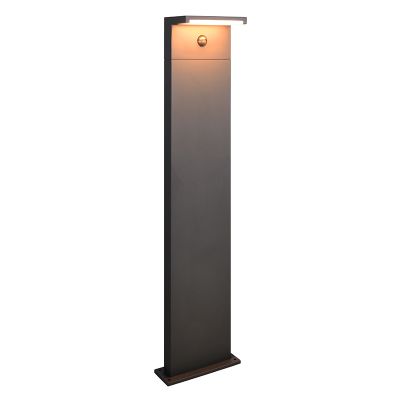 Antracitá venkovní lampa stojací se senzorem pohybu moderní, Patrique, IP54