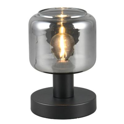 Šedá stolní lampa designová, Lahcen