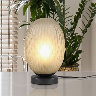 Zelená stolní lampa designová, Danyal