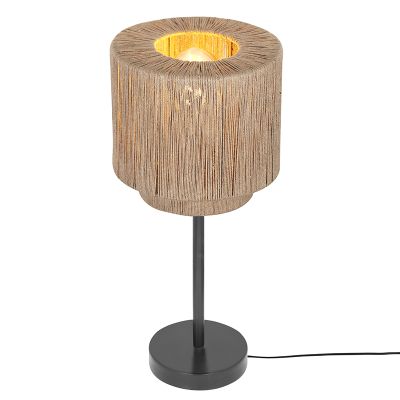 Béžová stolní lampa rustikální, Rinus