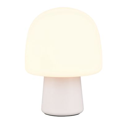 Bílá stolní lampa moderní, Marloek