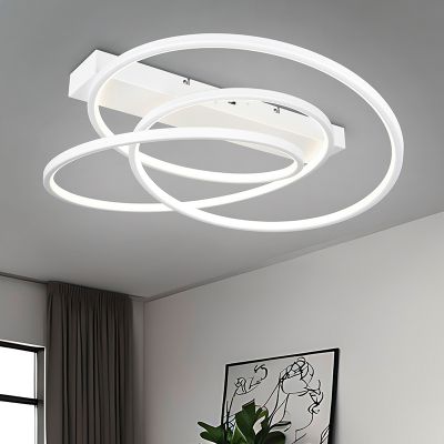 Bílé stropní světlo designové, Teodore, 34W, LED white switch, s 3stupňovým stmíváním