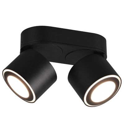 Černé stropní světlo moderní, Jorno, 3,5W, LED 3000 K