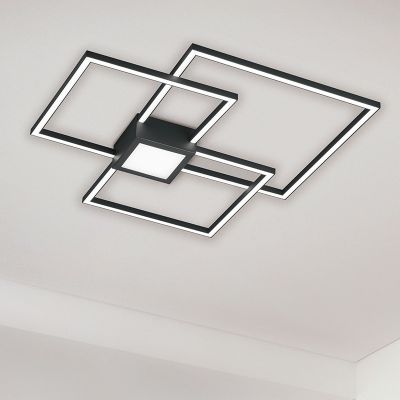 Antracité stropní světlo moderní, Kimoni, 38W, LED 3000 K