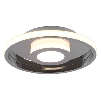 Chromové stropní světlo do koupelny moderní, Kayla, 28W, LED 3000 K, IP44