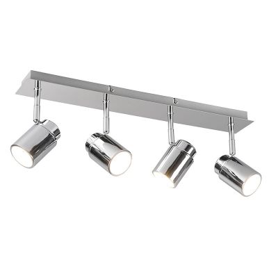 Chromové stropní bodové světlo do koupelny moderní, Nelis, IP44