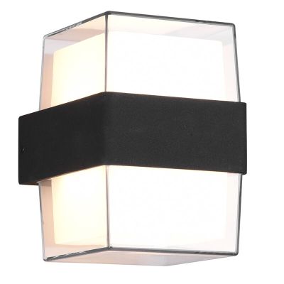 Antracité venkovní světlo moderní, Yeliz, 10W, LED 3000 K, IP54