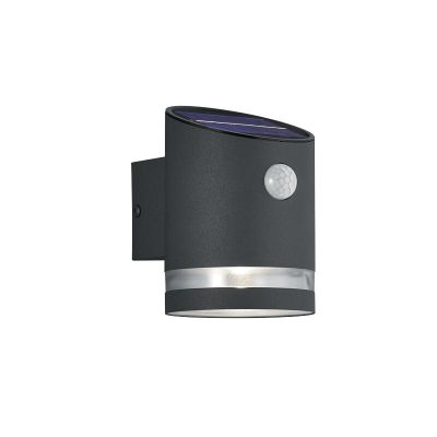 Antracité venkovní nástěnné světlo se senzorem pohybu moderní, Suzan, 3W, LED 3000 K, IP44