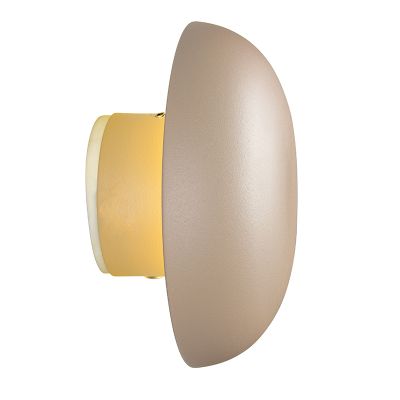 Hnědé nabíjecí nástěnné světlo kovové, Khaoula, 1,5W, LED 3000 K, s 3stupňovým stmíváním