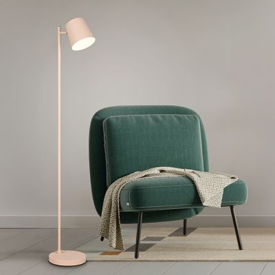 Hnědá nabíjecí stojací lampa kovová, Suraya, 4,5W, LED 3000 K, s 3stupňovým stmíváním