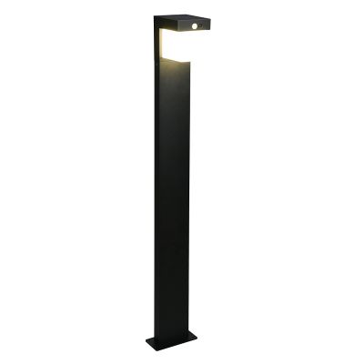 Černá solární venkovní lampa stojací moderní, Kadija, 5,5W, LED 4000 K, IP44