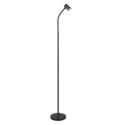 Černá stojací lampa moderní, Suradj, s vypínačem