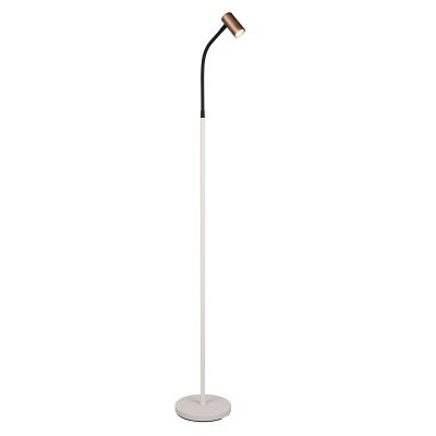 Hnědá stojací lampa moderní, Suradj, s vypínačem