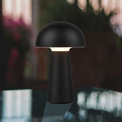 Černá venkovní stolní lampa moderní, Rachelle, 2W, LED 3000 K, IP44, s vypínačem