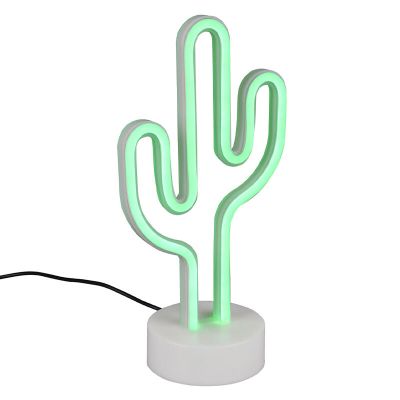Zelená stolní lampa do dětského pokoje plastová, Setian, 1W, LED 3000 K