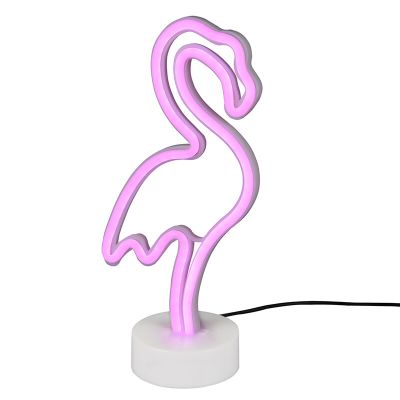 Růžová stolní lampa do dětského pokoje plastová, Serian, 1W, LED 3000 K