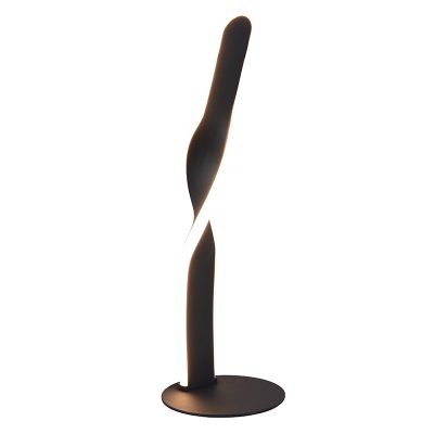 Černá stolní lampa designová, Quirinus, 10W, LED 4000 K, s vypínačem