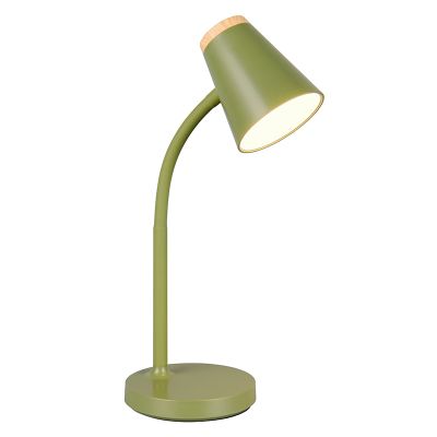 Zelená stolní lampa moderní, Rahul, 4,5W, LED 3000 K, s vypínačem