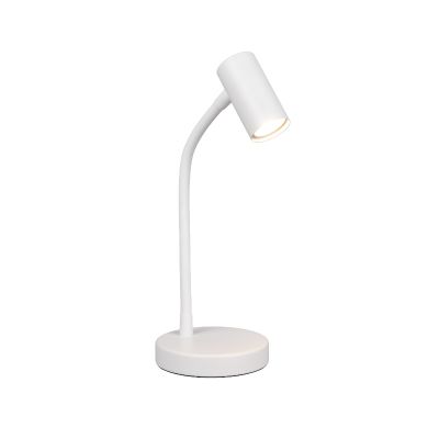 Bílá stolní lampa moderní, Suradj, s vypínačem