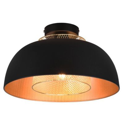 Černé stropní svítidlo industriální, Sylvano