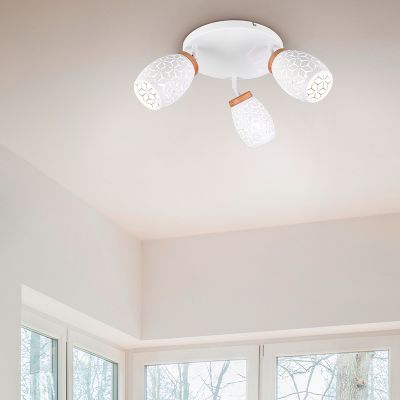 Bílé stropní bodové světlo moderní, Delana