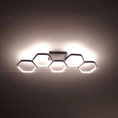 Antracité stropní světlo moderní, Shaka, 24W, LED 3000 K