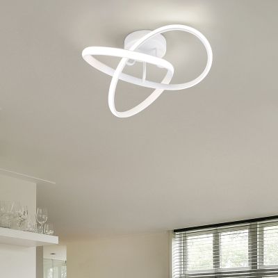 Bílé stropní svítidlo designové, Suat, 16W, LED 4000 K