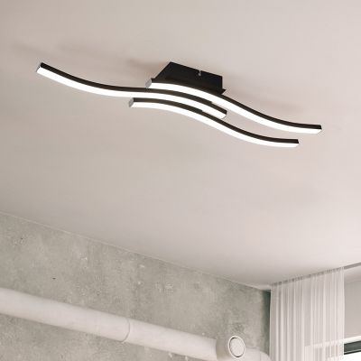 Černé stropní svítidlo moderní, Go, 5W, LED 4000 K