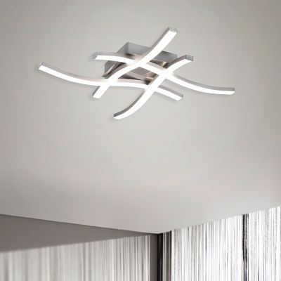 Niklové stropní svítidlo moderní, Go, 5W, LED 4000 K