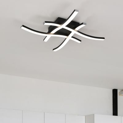 Černé stropní svítidlo moderní, Go, 5W, LED 4000 K