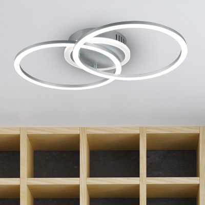 Taupe stropní světlo moderní, Semira, 25W, LED 3000 K