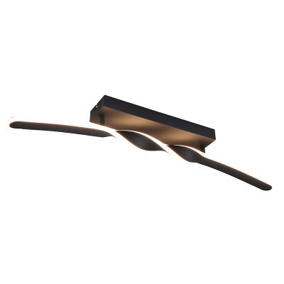 Černé stropní svítidlo designové, Quirinus, 18W, LED 4000 K