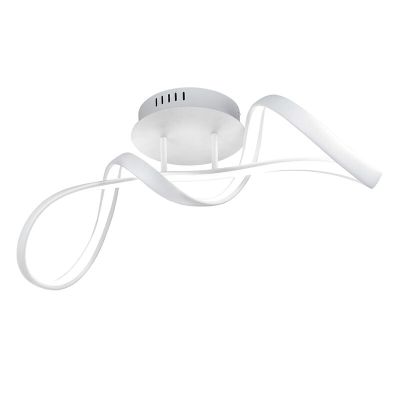 Bílé stropní svítidlo designové, Renso, 28W, LED 4000 K, s 3stupňovým stmíváním