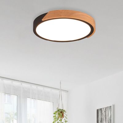 Černé stropní světlo moderní, Nevil, 20W, LED 3000 K, s 3stupňovým stmíváním