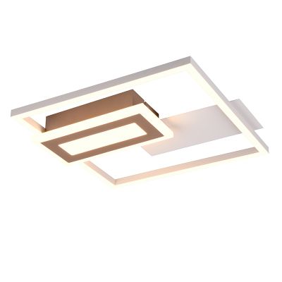 Šedé stropní světlo designové, Shun, 22W, LED 3000 K