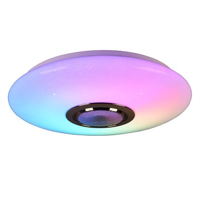 Bílé stropní světlo moderní, Birgitta, 15,5W, LED RGBW, s dálkovým ovládáním