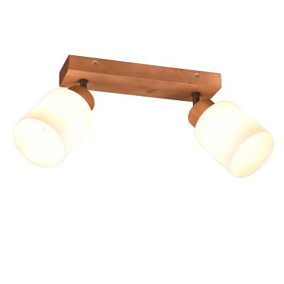 Hnědé stropní bodové světlo rustikální, Myron