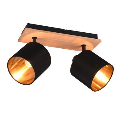 Hnědé stropní bodové světlo moderní, Koge