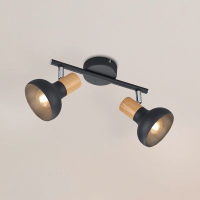 Černé stropní bodové světlo moderní, Toos