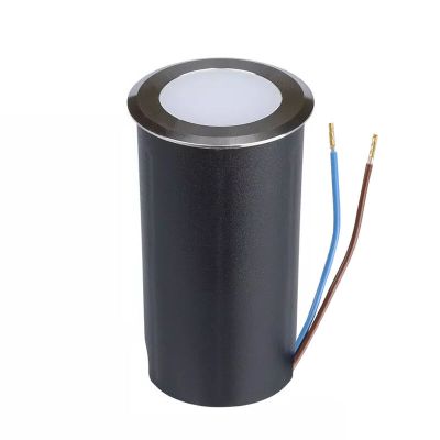 Moderní nájezdové svítidlo stříbrné, Marcus, 1W, LED 6500 K, IP67