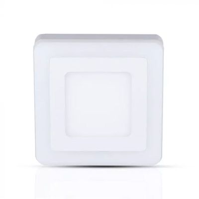 Plastová lampa na chodbu bílá, Haley, 8W, LED 4500 K, IP54