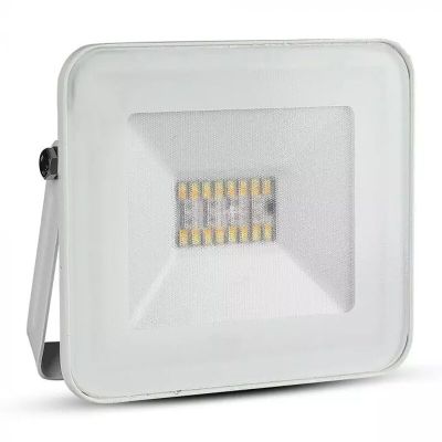 Moderní chytrý reflektor bílý, Leander, 20W, LED RGBW, IP65